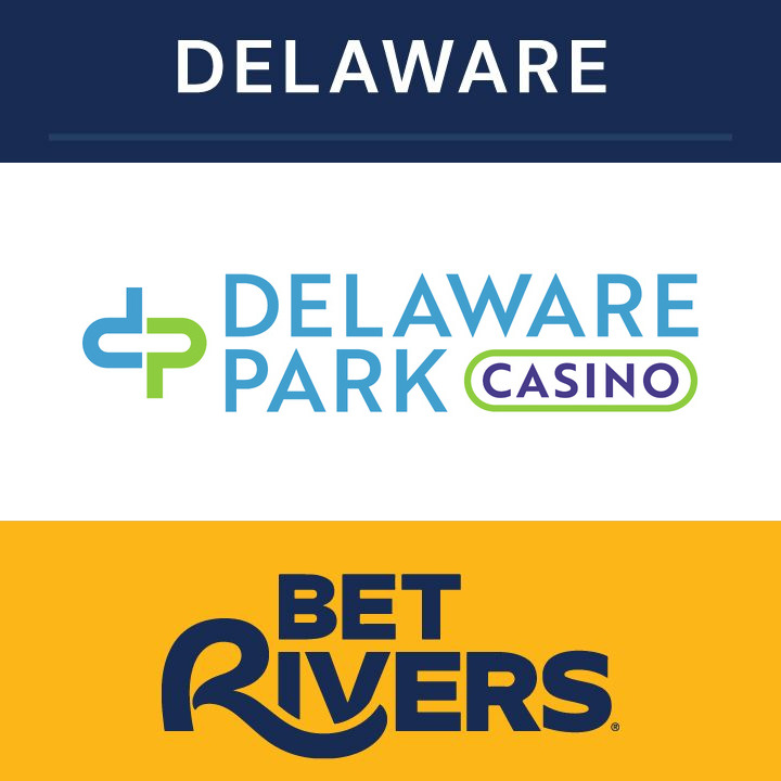 Delaware Park Casino and BetRivers logos