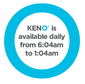 Keno game availability graphic