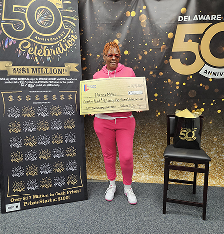 Donna Miller, Delaware Lottery winner.