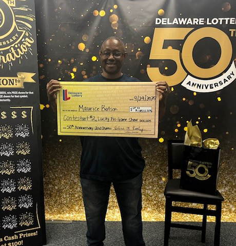 Maurice Batson, Delaware Lottery winner.