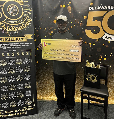 Napolean Slater, Delaware Lottery winner.