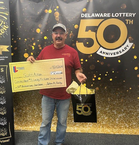 Scott Aiken, Delaware Lottery winner.